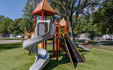 The playground on the grounds of Conestoga Estates
