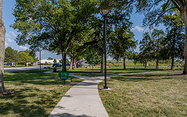 Walking trails at Conestoga Estates